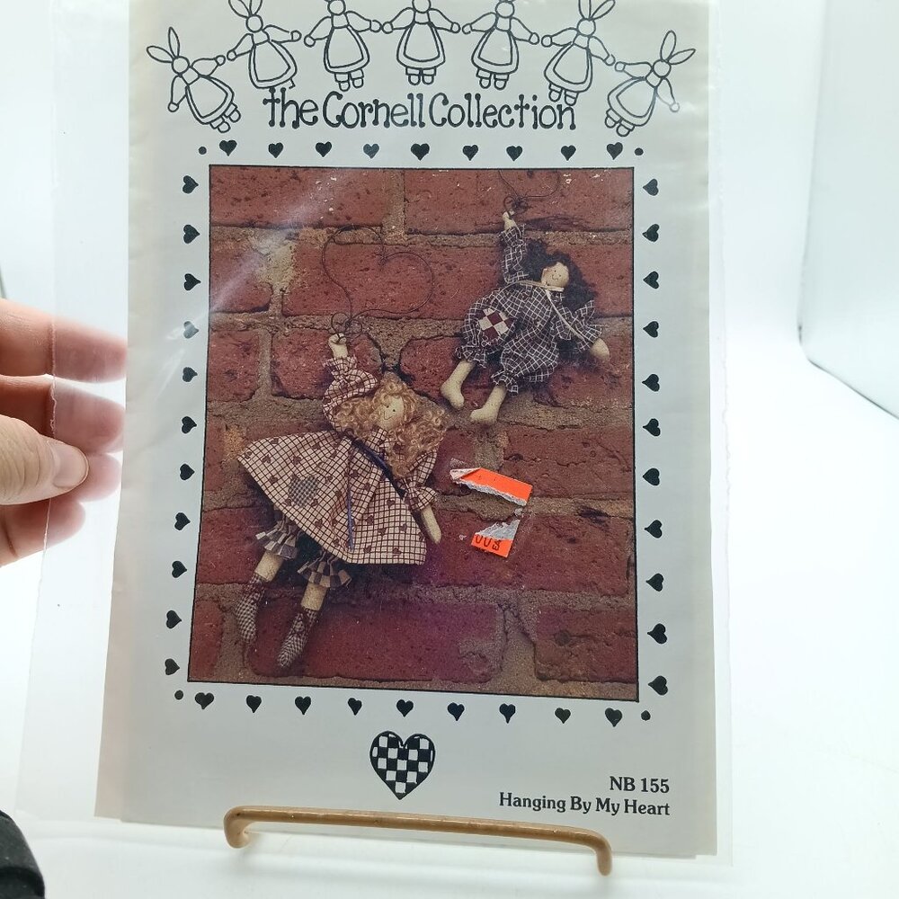 Vintage 1994 Cornell Collection Hanging By My Heart Doll Pattern